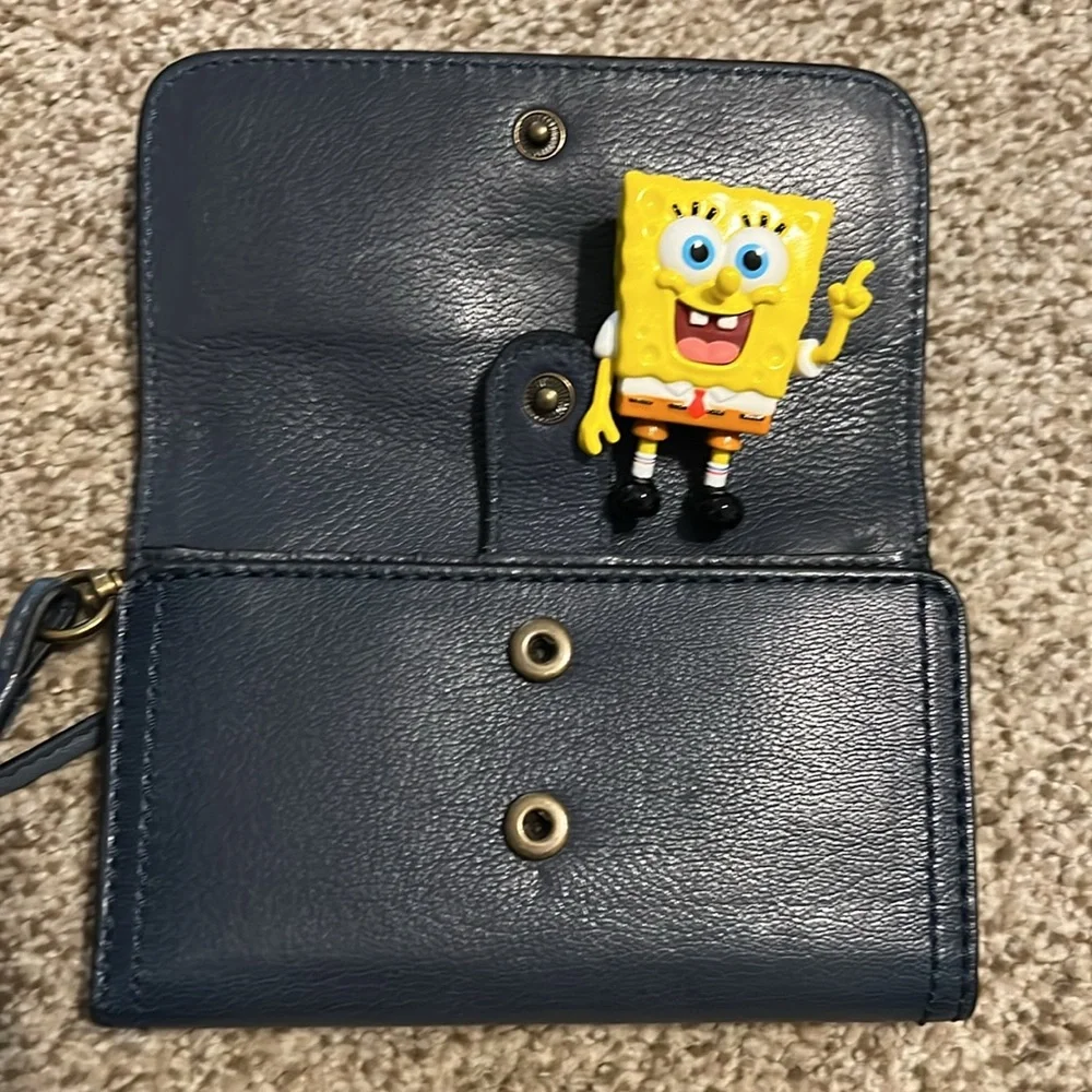 Frye Lily Phone Crossbody Wallet - Navy NWT - Picture 5 of 8